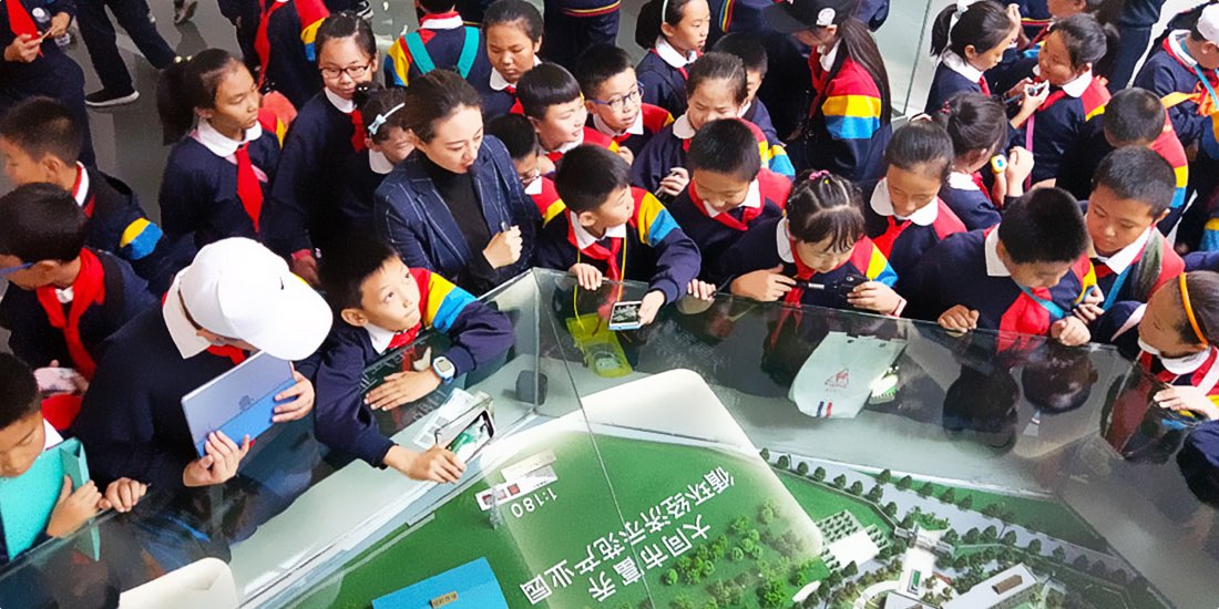 中小学生社会实践活动现场